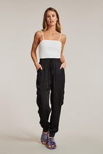 Load image into Gallery viewer, Textured satin cargo pants
