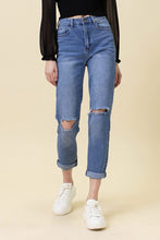 Load image into Gallery viewer, High Waisted Boyfriend Jeans
