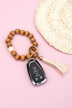 Load image into Gallery viewer, Leopard Beaded Key Ring
