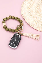 Load image into Gallery viewer, Leopard Beaded Key Ring
