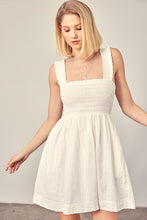 Load image into Gallery viewer, SMOCKED RUFFLE DETAIL DRESS
