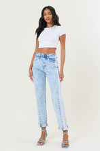 Load image into Gallery viewer, HIGH RISED COLOR BLOCK BOYFRIEND JEANS
