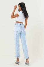 Load image into Gallery viewer, HIGH RISED COLOR BLOCK BOYFRIEND JEANS
