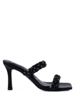 Load image into Gallery viewer, BELADONA BRAIDED STRAP MID HEEL SANDAL
