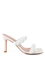 Load image into Gallery viewer, BELADONA BRAIDED STRAP MID HEEL SANDAL
