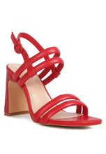 Load image into Gallery viewer, AVIANNA Slim Block Heel Sandal
