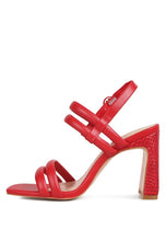 Load image into Gallery viewer, AVIANNA Slim Block Heel Sandal
