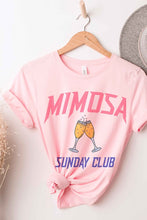 Load image into Gallery viewer, PLUS SIZE MIMOSA SUNDAY CLUB GRAPHIC TEE
