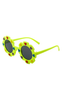 Children Junior Round Circle Heart Sunglasses