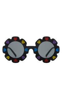 Children Junior Round Circle Heart Sunglasses