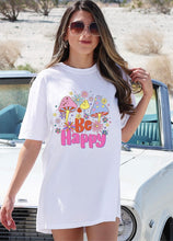 Load image into Gallery viewer, 70s Retro Be Happy Graphic Tee
