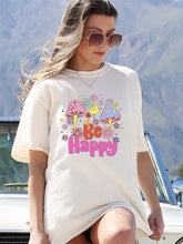 Load image into Gallery viewer, 70s Retro Be Happy Graphic Tee
