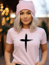 Load image into Gallery viewer, Graffiti Cross Graphic Tee
