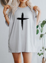 Load image into Gallery viewer, Graffiti Cross Graphic Tee
