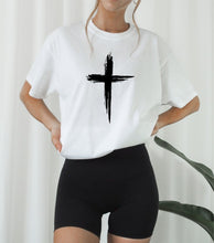 Load image into Gallery viewer, Graffiti Cross Graphic Tee
