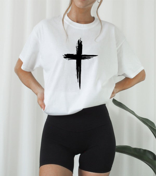 Graffiti Cross Graphic Tee