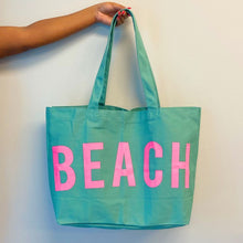 Load image into Gallery viewer, Well Made Beach Canvas Tote
