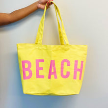 Load image into Gallery viewer, Well Made Beach Canvas Tote
