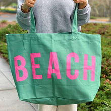 Load image into Gallery viewer, Well Made Beach Canvas Tote
