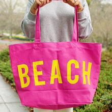 Load image into Gallery viewer, Well Made Beach Canvas Tote
