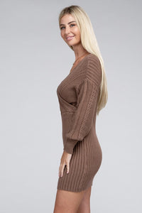 Cable Knit Sweater Dress