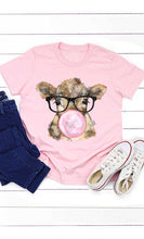 Load image into Gallery viewer, Bubble Gum Cow Kids Graphic Tee
