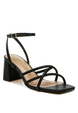 Load image into Gallery viewer, Alyona Low Block Heel Strappy Sandals
