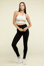 Load image into Gallery viewer, Washed Ribbed Seamless Cropped Cami Top
