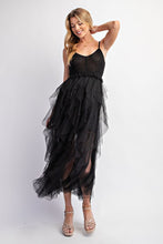 Load image into Gallery viewer, LOVELY TULLE MIDI CROCHET DRESS
