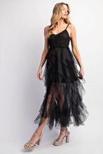 Load image into Gallery viewer, LOVELY TULLE MIDI CROCHET DRESS
