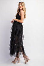 Load image into Gallery viewer, LOVELY TULLE MIDI CROCHET DRESS
