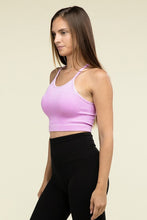 Load image into Gallery viewer, Washed Ribbed Seamless Cropped Cami Top
