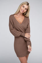 Load image into Gallery viewer, Cable Knit Sweater Dress
