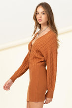 Load image into Gallery viewer, Choose Chic Cable-Knit Mini Dress
