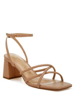 Load image into Gallery viewer, Alyona Low Block Heel Strappy Sandals
