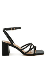 Load image into Gallery viewer, Alyona Low Block Heel Strappy Sandals
